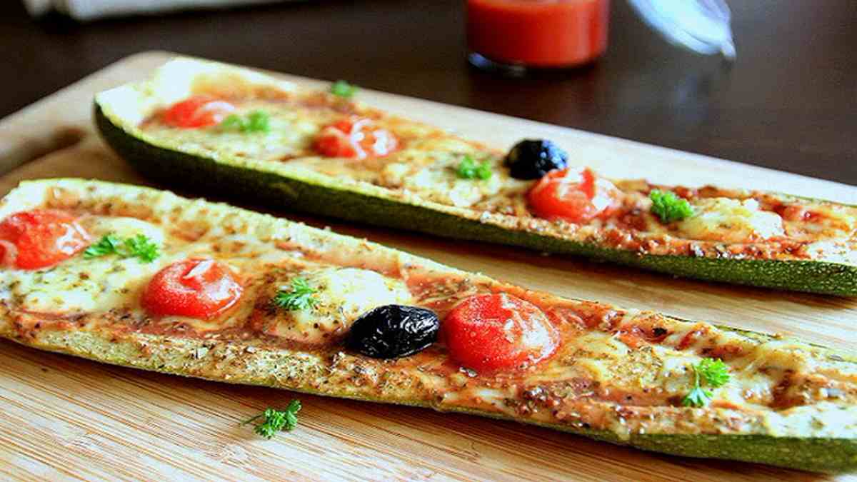 Courgettes farcies façon pizza