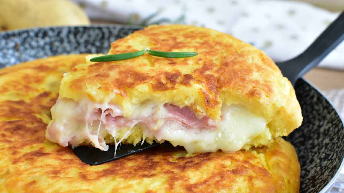 Tarte aux pommes de terre et courgettes poêlées!!